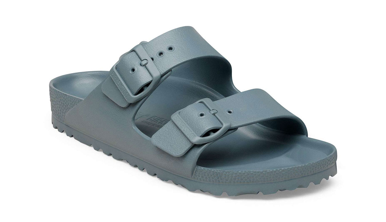 Birkenstock Arizona Essentials EVA Regular Fit Basalt Gray Bărbați - Sandale Birkenstock - Albastru - 1031295-7.5 - Size: 7.5