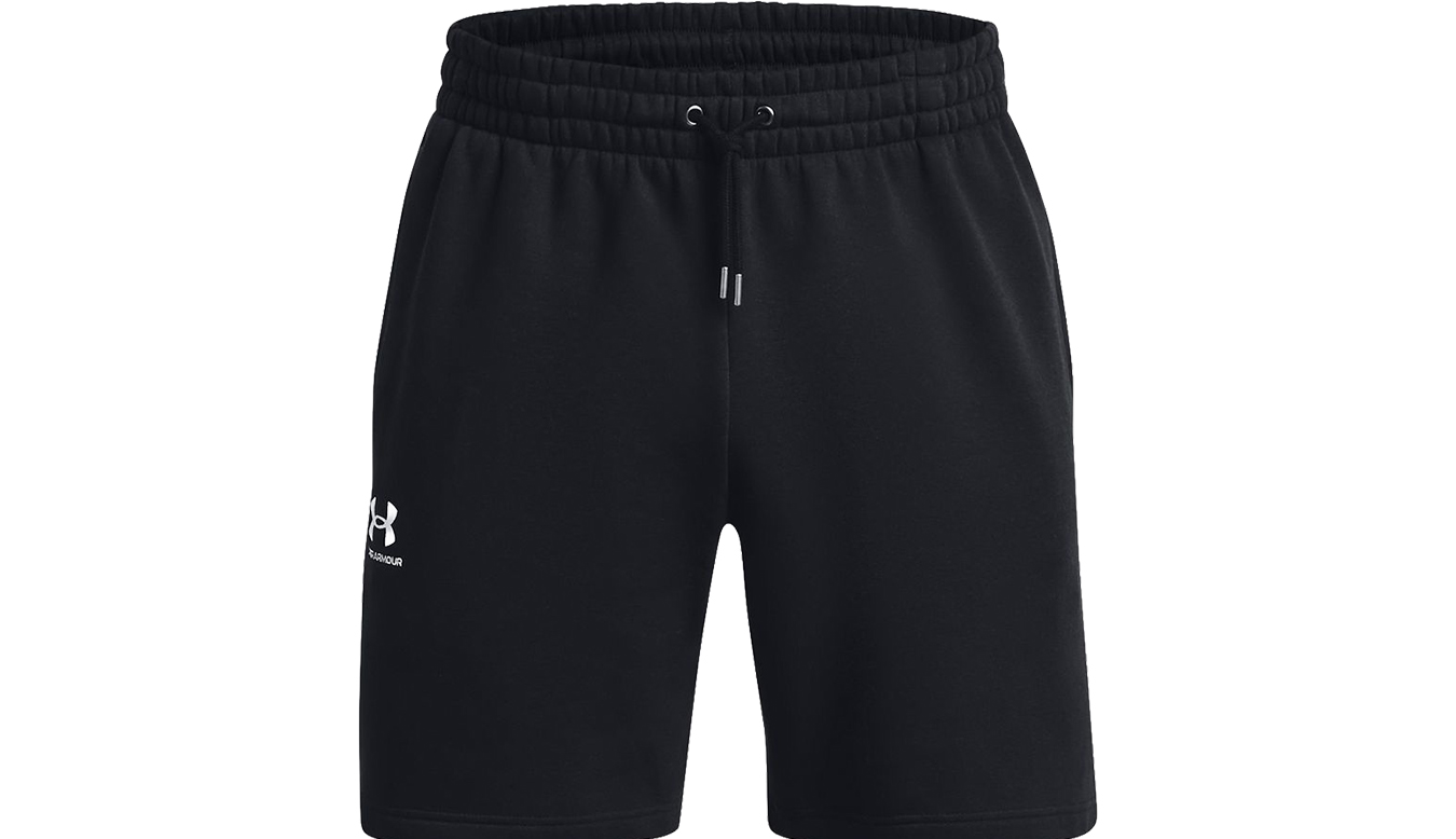Under Armour UA Icon Fleece Shorts Black White Мъже - Шорти Under Armour - Черен - 1380377-001-XXL - Size: XXL