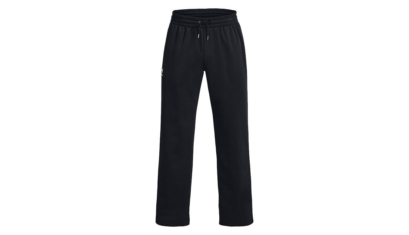 Under Armour UA Icon Fleece Pants Black White Мъже - Панталони Under Armour - Черен - 1384034-001-XXL - Size: XXL