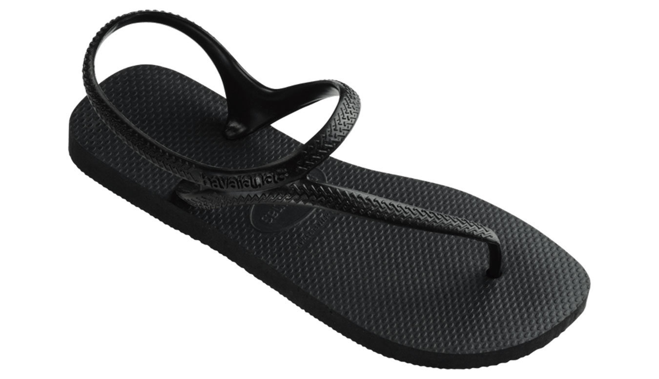Havaianas Flash Urban Sandals Black Femei - Sandale Havaianas - Negru - H4000039-0090-BRA-37/38 - Size: BRA-37/38
