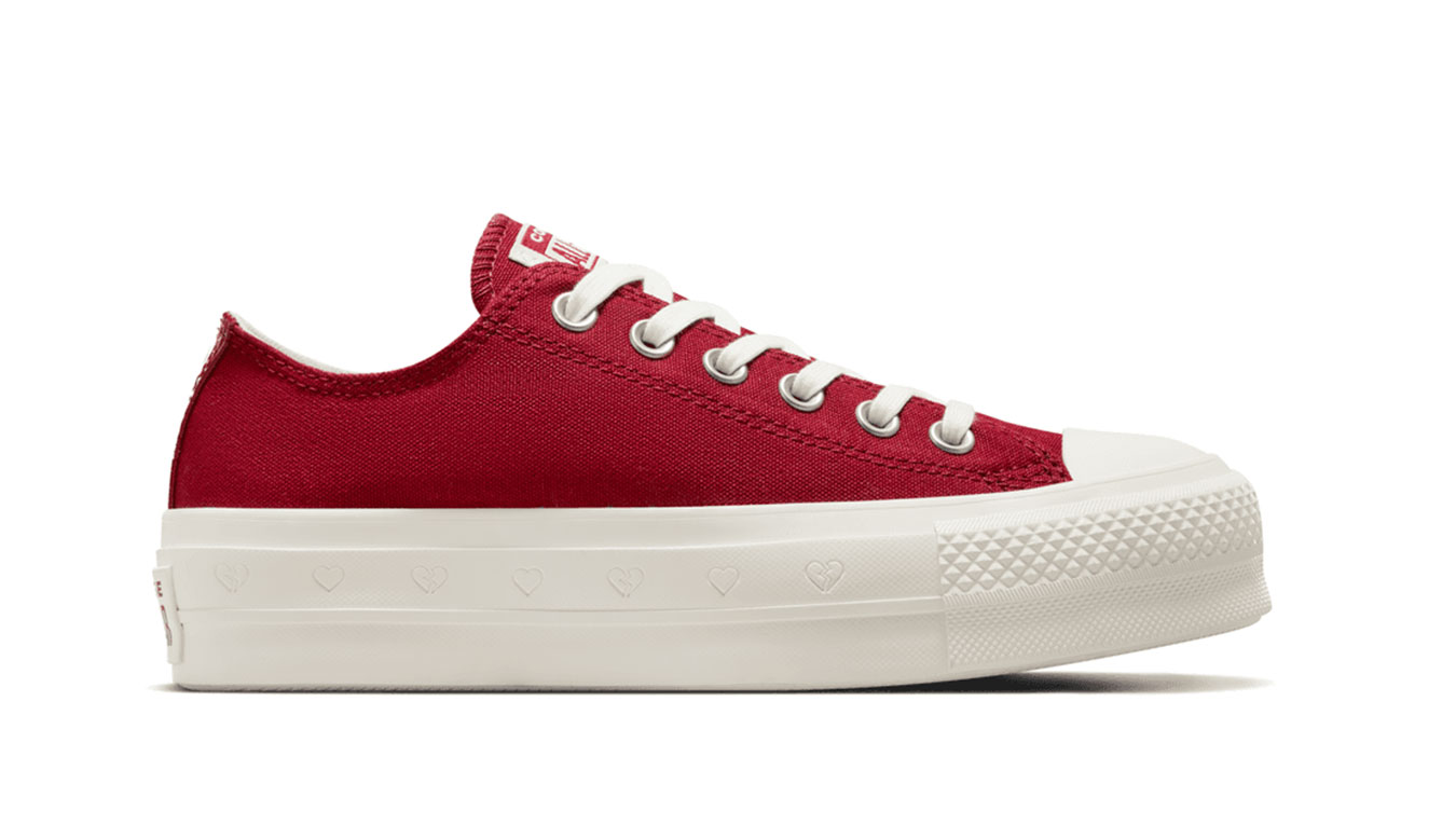 Converse Chuck Taylor All Star Lift Platform Valentines Day Femei - Adidași Converse - Rosu - A13653C-5 - Size: 5
