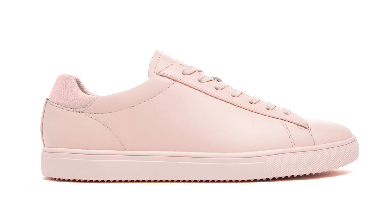 Clae Bradley Light Pink Oiled Leather Femei - Adidași Clae - Roz - CLA01297-LPL-6 - Size: 6