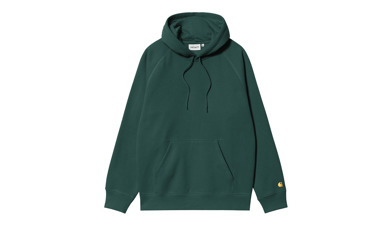 Carhartt WIP Hooded Chase Sweat Bărbați - Hanorace și bluze cu glugă Carhartt WIP - Verde - I033661_30Y_XX-M - Size: M