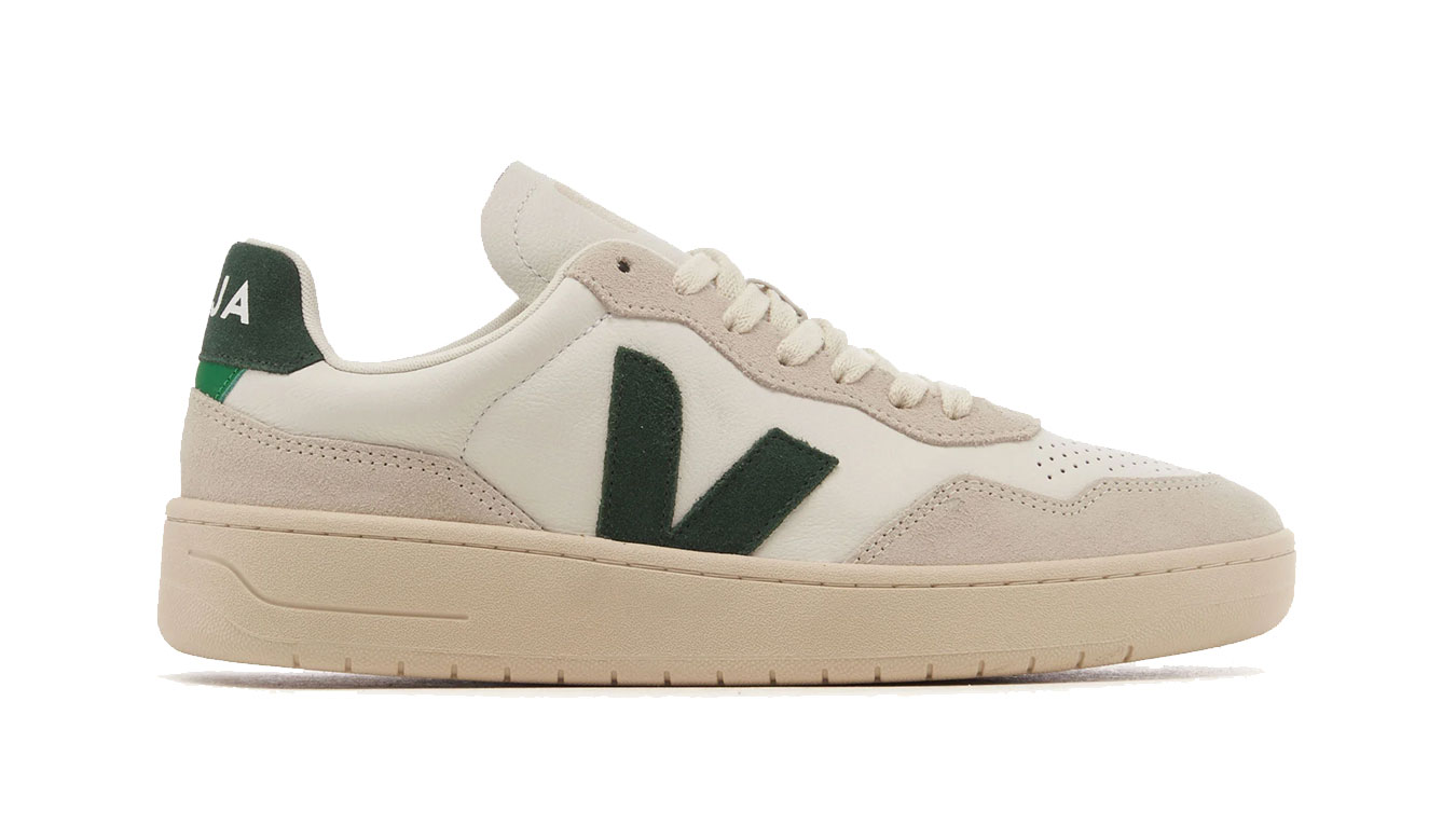 Veja V-90 O.T. Leather Ex-White-Cyprus Femei - Adidași Veja - Alb - VD2003384A-5 - Size: 5